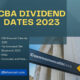 CBA Dividend Dates 2023