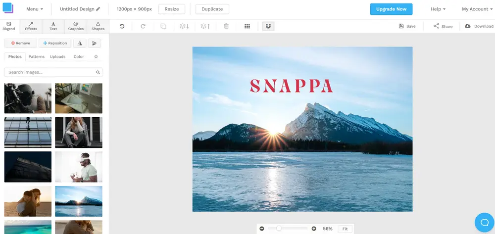 Snappa Designing Tool