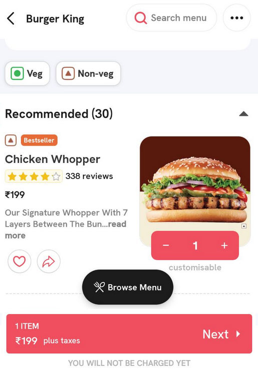 Zomato 60 percent off