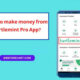 How to make money from Turtlemint Pro App