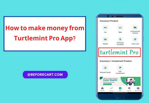 How to make money from Turtlemint Pro App