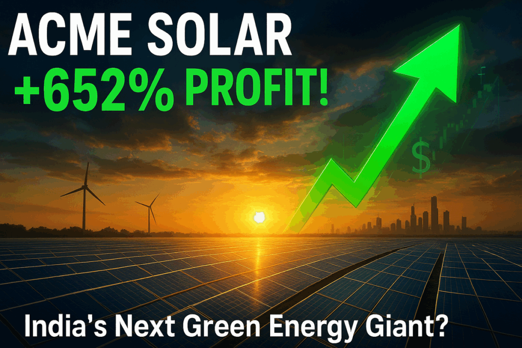 ACME Solar Stock Soars 652% in Profit
